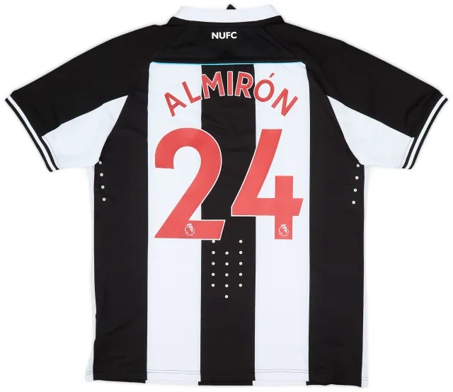 Castore 2021-22 Newcastle Authentic Home Shirt Almiron #24 (XL)
