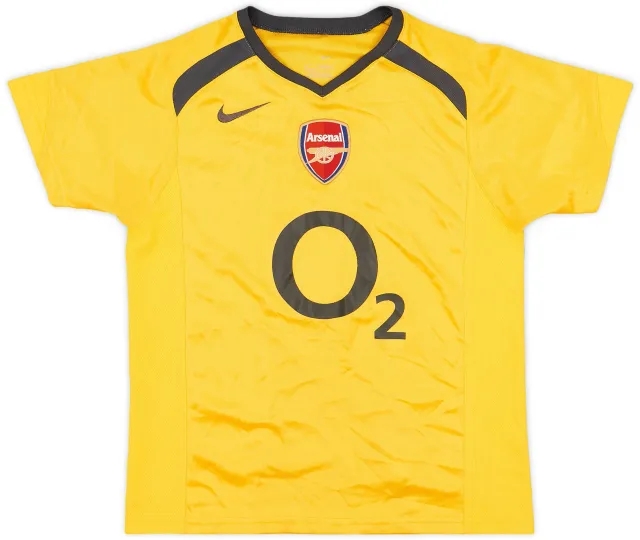 Nike 2005-06 Arsenal Away Shirt - 7/10 - (6-7 Years)