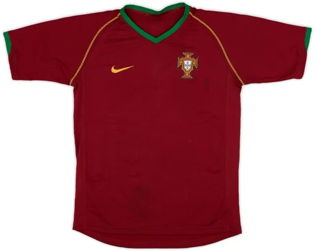 Nike 2006-08 Portugal Home Shirt - 6/10 - (XL.Boys)