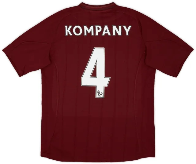 Umbro 2012-13 Manchester City Away Shirt Kompany #4 - 5/10 - (L)