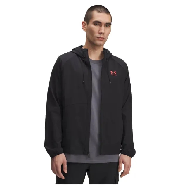 Under Armour Vibe Woven Men Track Tops - Black