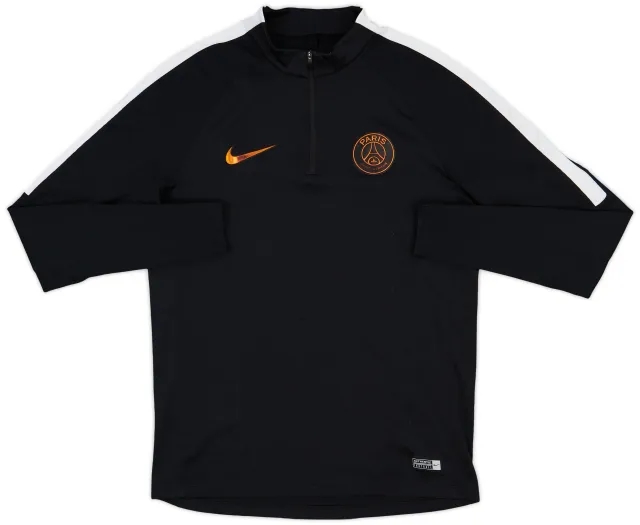 2016-17 Paris Saint-Germain Nike 1/4 Zip Drill Top - 7/10 - (M)
