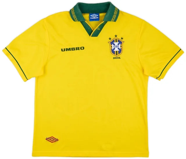 Umbro 1993-94 Brazil Home Shirt - 7/10 - (L)