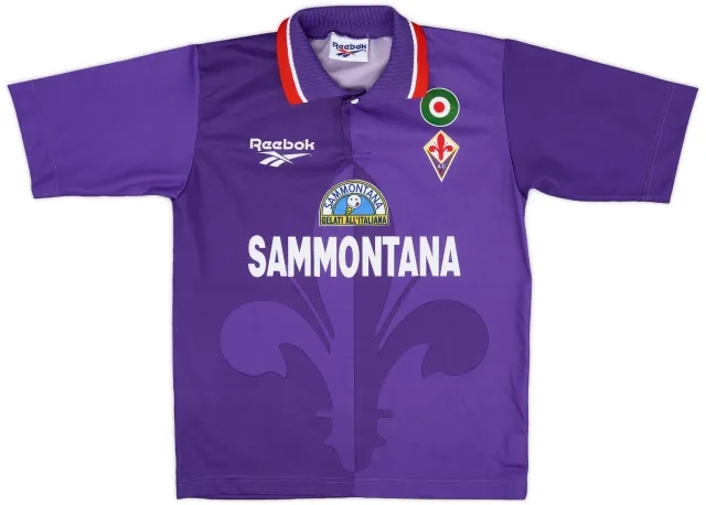 Reebok 1996-97 Fiorentina Home Shirt - 9/10 - (XL.Boys)