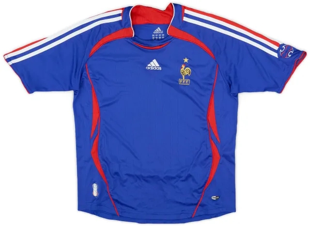 adidas 2006-07 France Home Shirt - 8/10 - (M.Boys)