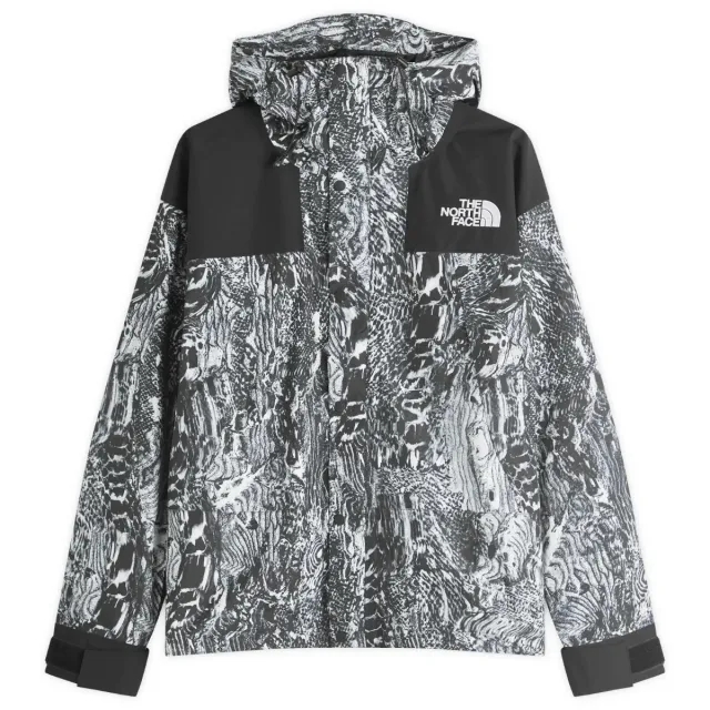 The North Face Men's Gore-Tex Mountain Jacket Tnf Black Wood Snake