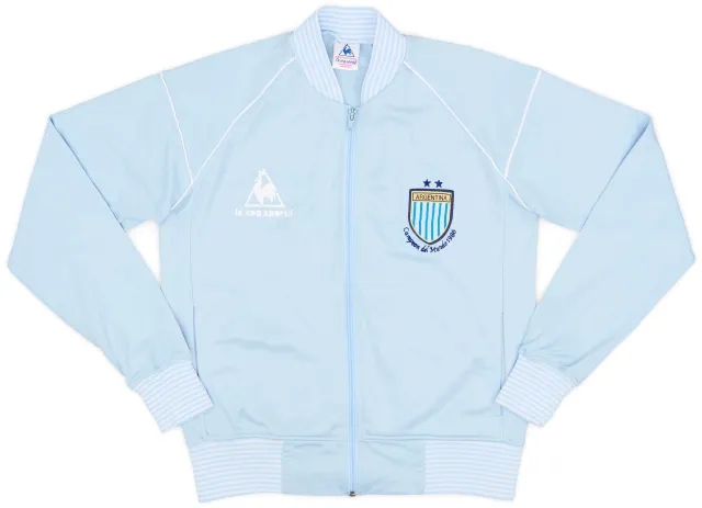 1986-88 Argentina Le Coq Sportif 'Campeon del Mundo' Presentation Jacket - 9/10 - (S)