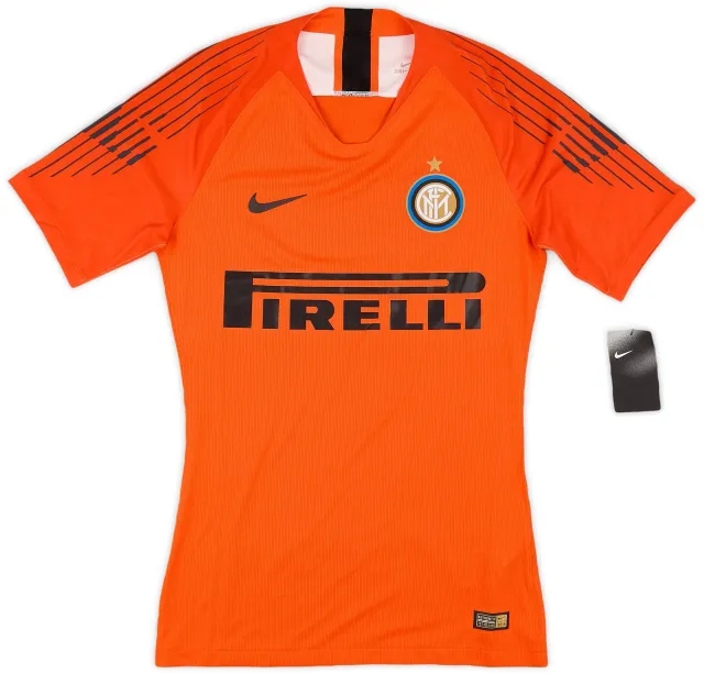 Nike 2018-19 Inter Milan Player Issue GK S/S Shirt (S) (S)