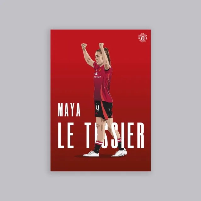 WUNDUR Manchester United Le Tissier Illustrated A2 Poster