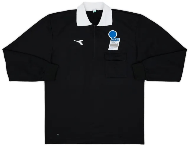 1990s Italy FIGC Diadora Referee L/S Shirt - 5/10 - (XL)