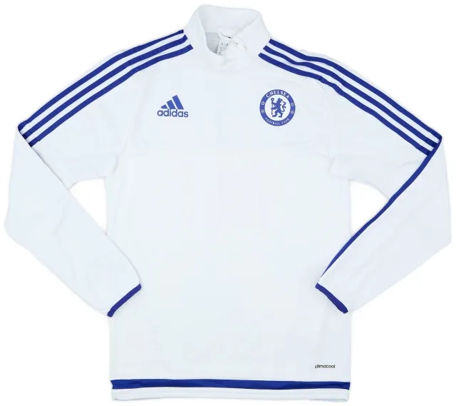 2015-16 Chelsea adidas 1/4 Zip Training Top - 7/10 - (XS)