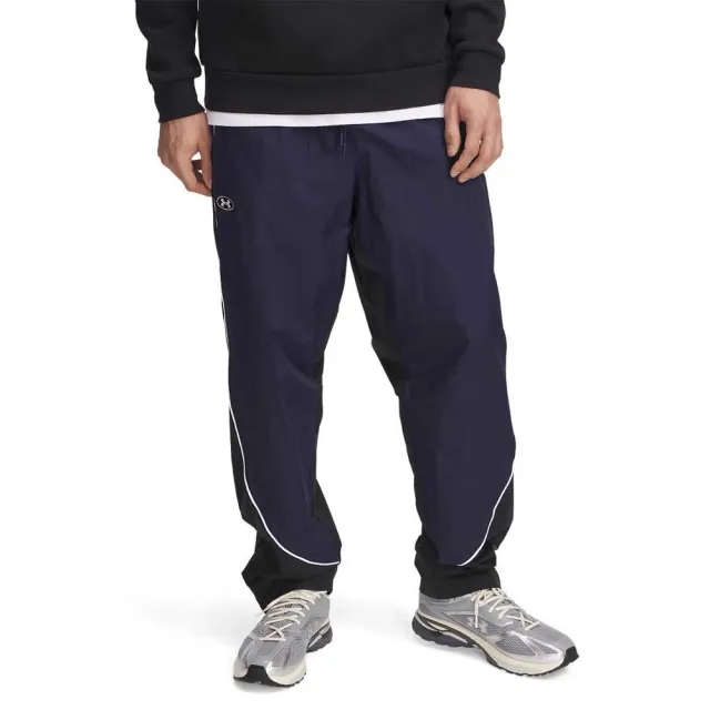 Men's  Under Armour  Track Pants Black / Midnight Navy / White XXL
