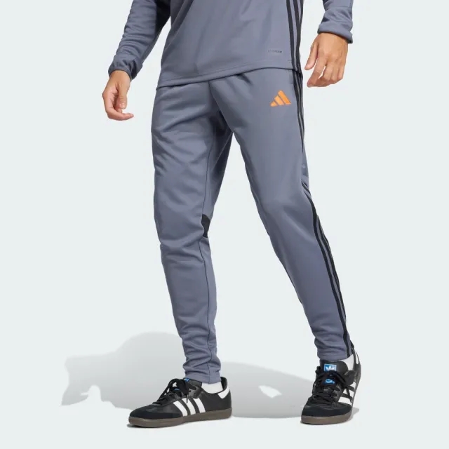 Adidas Football Tiro Essentials 3 Stripe Joggers In Navy