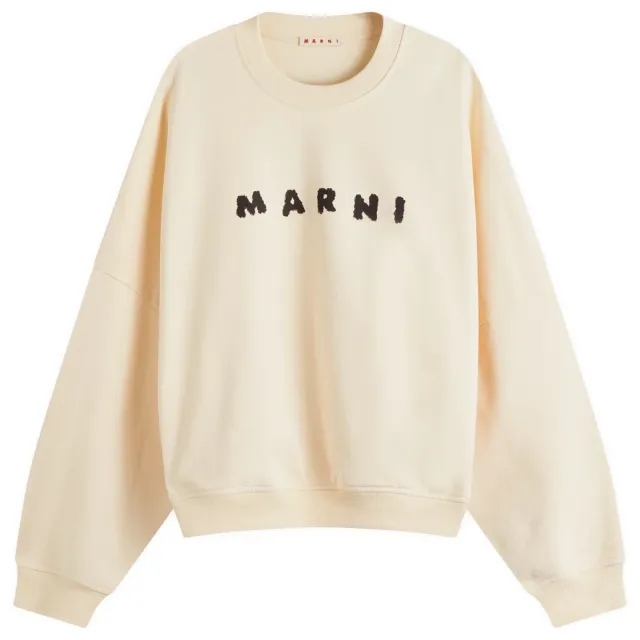 Marni Women's Logo Sweatshirt Ivory