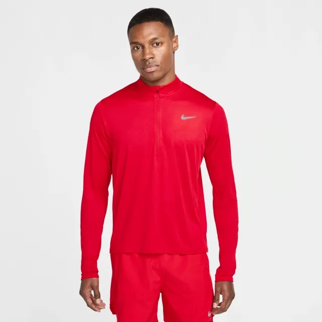 Nike Running Pacer Dri-Fit 1/4 Zip Top In Red