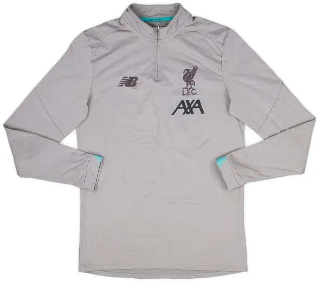 2019-20 Liverpool New Balance 1/4 Zip Drill Top - 9/10 - (S)