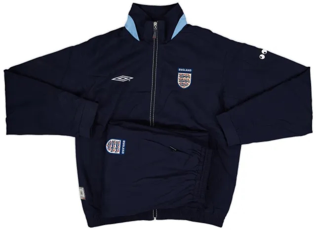 2002-04 England Umbro Tracksuit - 7/10 - (L)