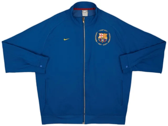 2007-08 Barcelona Nike Track Jacket - 9/10 - (XL)