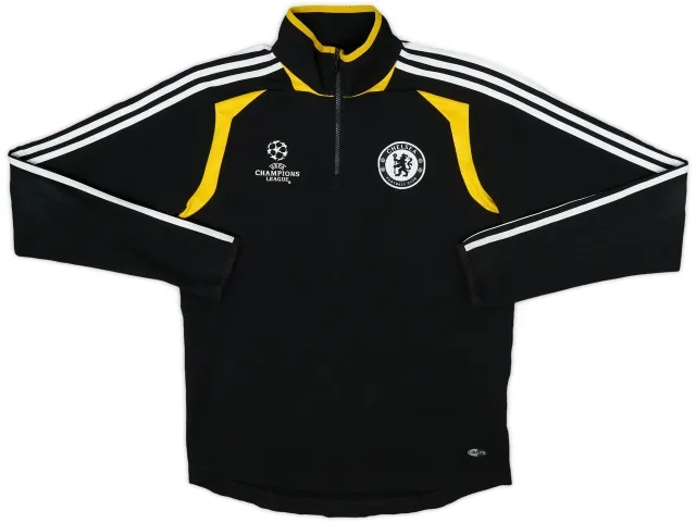 2008-09 Chelsea adidas CL 1/4 Zip Drill Top - 7/10 - (M)