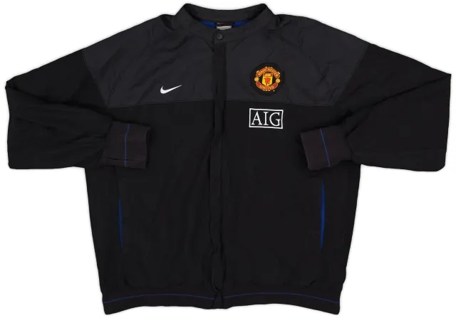 2008-09 Manchester United Nike Track Jacket - 8/10 - (XL)