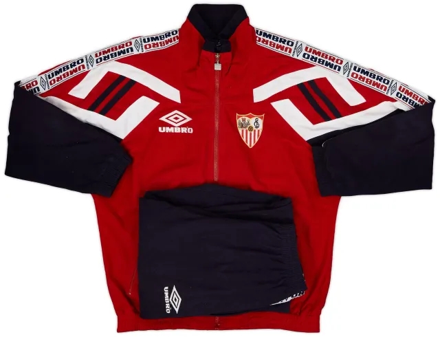 1998-99 Sevilla Umbro Tracksuit - 9/10 - (S)