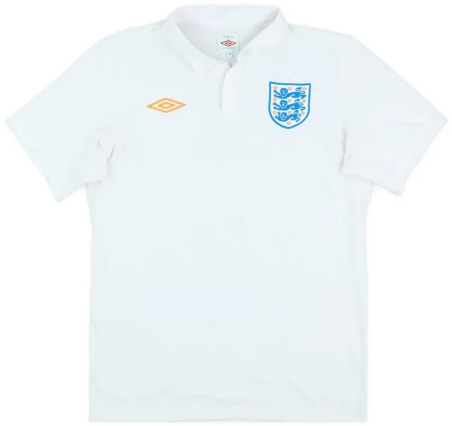 Umbro 2009-10 England Home Shirt - 5/10 - (M)