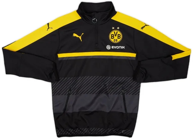 2016-17 Borussia Dortmund Puma 1/4 Zip Drill Top - 8/10 - (S)