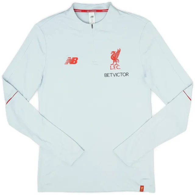 2019-20 Liverpool New Balance 1/4 Zip Drill Top - 8/10 - (M)