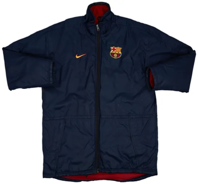 1998-99 Barcelona Nike Padded Bench Coat - 8/10 - (M)