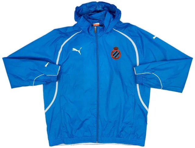 2010-11 Club Brugge Puma Hooded Rain Jacket - 6/10 - (XL)