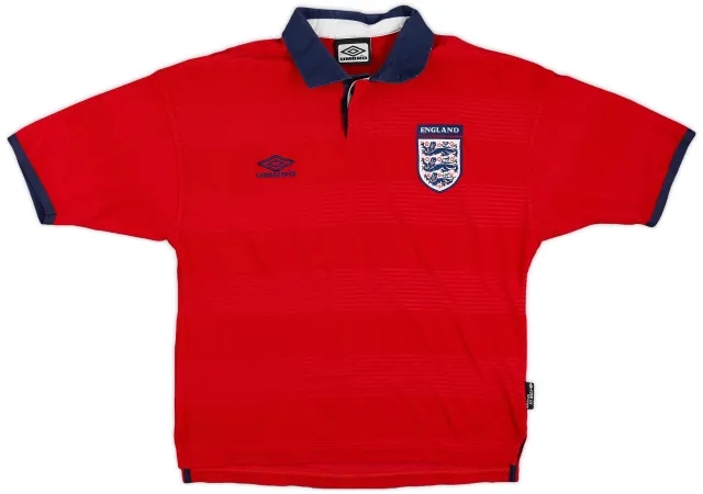 Umbro 1999-01 England Away Shirt - 8/10 - (Y)
