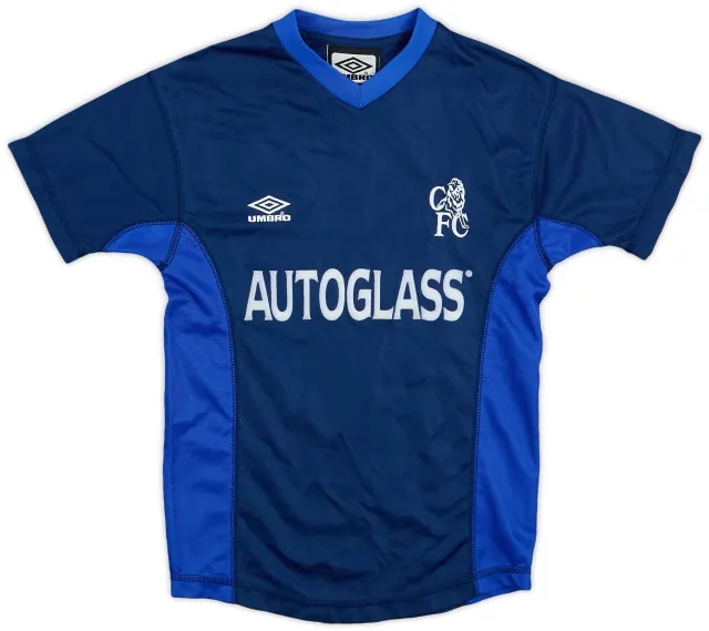 2000-01 Chelsea Umbro Training Shirt - 8/10 - (S.Boys)