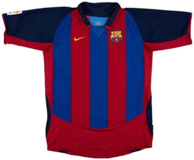 Nike 2003-04 Barcelona Home Shirt - 8/10 - (XL.Boys)