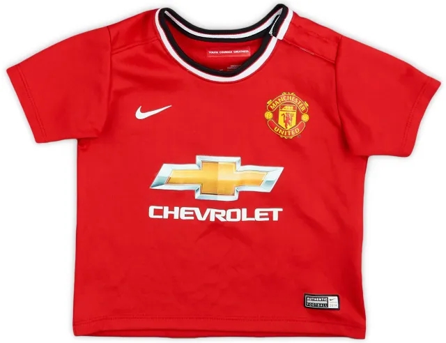 Nike 2014-15 Manchester United Home Shirt - 8/10 - (12-18 Months)