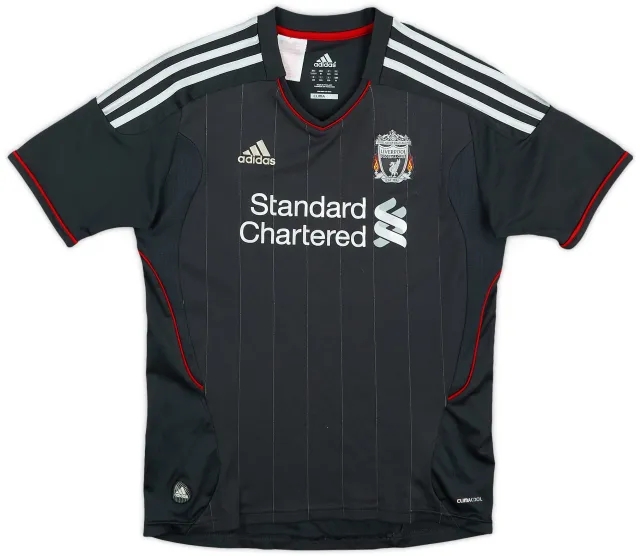 adidas 2011-12 Liverpool Away Shirt - 6/10 - (M.Boys)