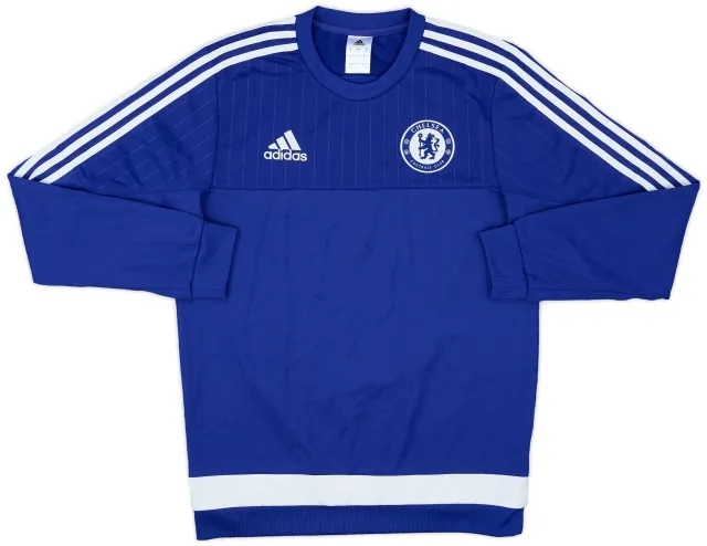 2015-16 Chelsea adidas Sweat Top - 9/10 - (S)