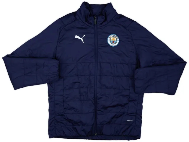 2018-19 Manchester City Puma Padded Bench Coat - 8/10 - (M)