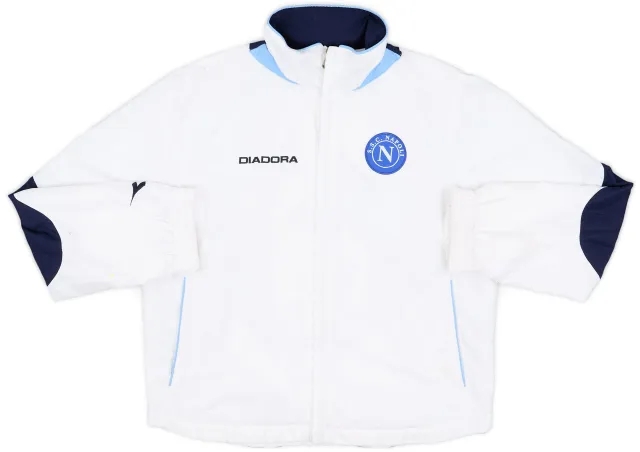 2002-03 Napoli Diadora Track Jacket - 5/10 - (L.Boys)