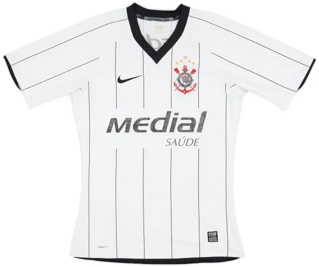 Nike 2008 Corinthians Home Shirt - 6/10 - (M)