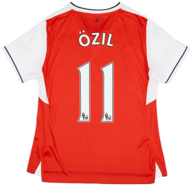 Puma 2016-17 Arsenal Home Shirt Ozil #11 - 8/10 - (Women's L)