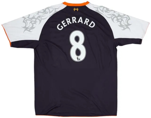 2012-13 Liverpool Third Shirt Gerrard #8 - 7/10 - (3XL)