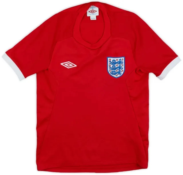 Umbro 2010-11 England Away Shirt - 8/10 - (6-7 Years)