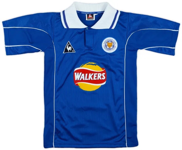 LeCoqSportif 2000-01 Leicester Home Shirt - 8/10 - (L.Boys)