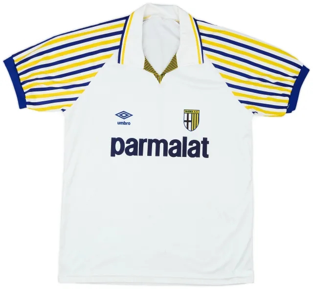 Umbro 1990-91 Parma Home Shirt - 5/10 - (L)