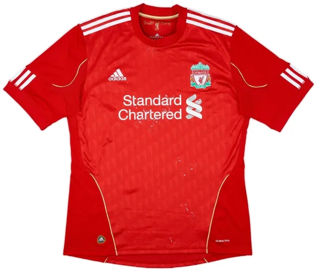 adidas 2010-12 Liverpool Home Shirt - 4/10 - (L)
