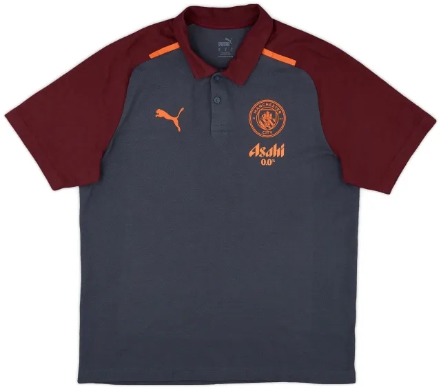 2023-24 Manchester City Puma Polo Shirt - 8/10 - (M)