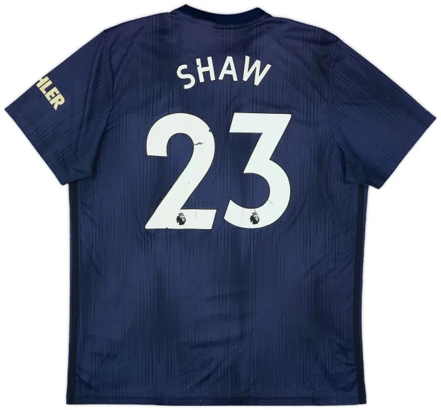 adidas 2018-19 Manchester United Third Shirt Shaw #23 - 5/10 - (XL)