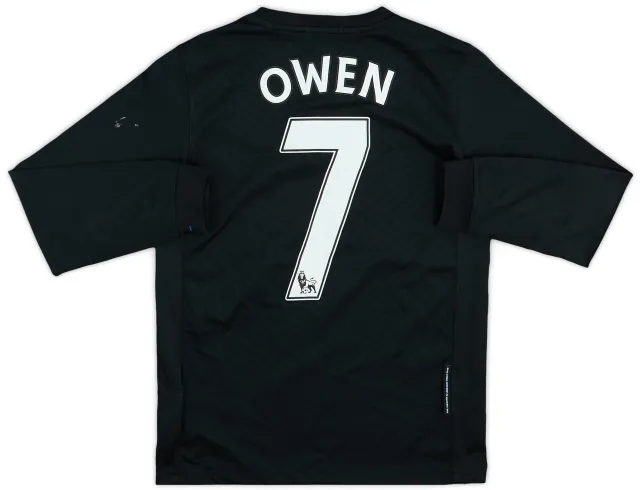 Nike 2009-10 Manchester United Away L/S Shirt Owen #7 - 6/10 - (M.Boys)