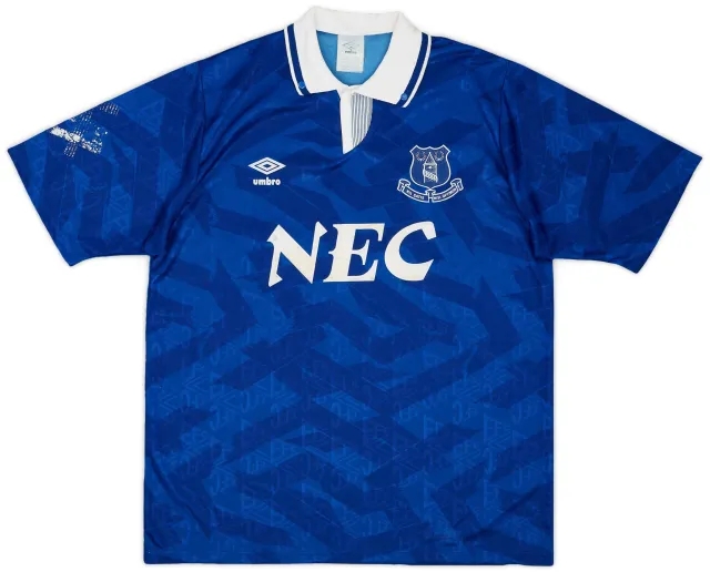 Umbro 1993-95 Everton Home Shirt - 6/10 - (XL)