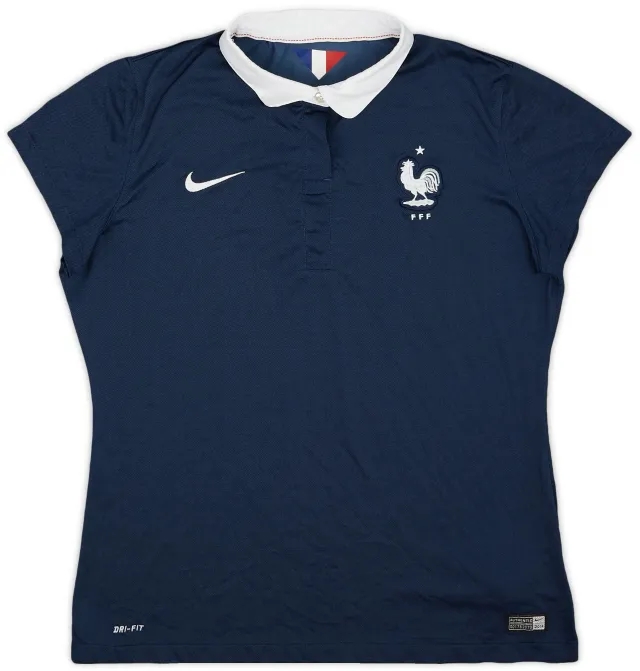 Nike 2014-15 France Home Shirt - 8/10 - (Women's XL)
